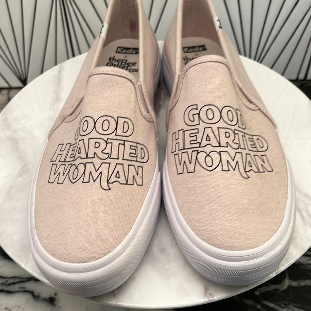 Keds x The Bee & The Fox collab slip ons